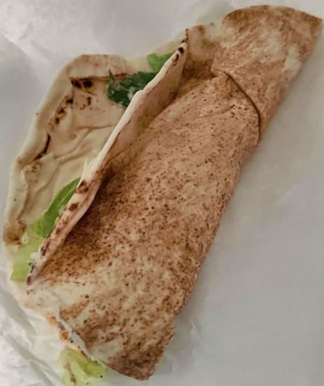 Beef Shawarmah Sandwich.